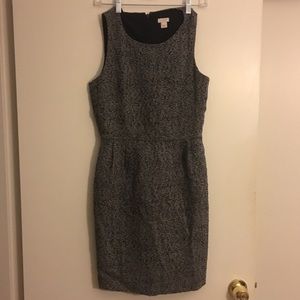 Black tweed J.Crew dress